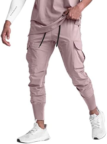 Mens Sports Leisure Trousers Fitness Loose Running Training Leg Pants Trousers Size 50 Pants for Men