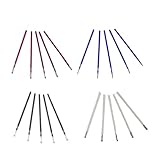 LALAFINA 100 Pcs Heat Erasable Fabric Marking Pens Heat Disappearing Fabric Pen Refills Labels White Dressmaking Pens Heated Fade Refill Pens Sewing Pens Tailors Quilting Pens