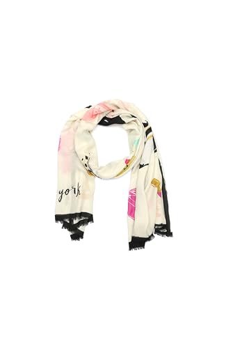 kate spade new york Women's Things We Love Viscose Oblong Scarf, Stylish & Lightweight Fashion Accessory