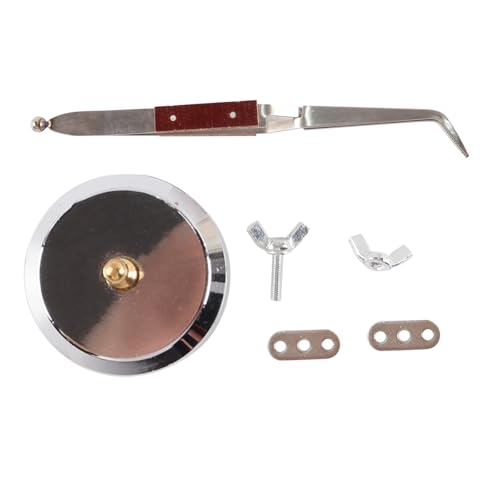 Alnicov Pinzas De Tercera Mano para Soldar, Pinzas De Soldadura De Joyería con Cierre Cruzado, Herramientas para Joyería con Base Redonda Y Rotación De 360 Grados.