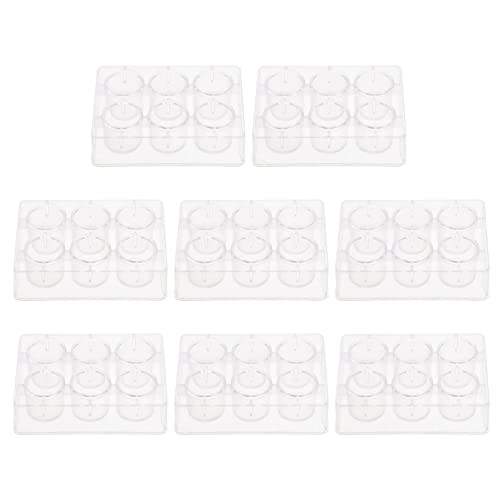 Scicalife Reaction Plate, 8Pcs 6 Sterile Flat Tissue Culture Plate Hole Plastic Spot Plate For Laboratory Experiment Testing #TOP11