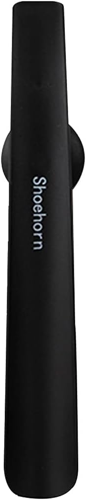 Shoe Horn for Women The Strong Magnet Attracts Shoe Spoons, Nylon Matte Texture Shoe Spoons, Easy to Store and Easy to Use (Color : Purple, Size : 13.72.1inches2) (Black 13.7 * 2.1inches*1)