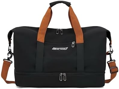 Bolsa Mala de Viagem e Academia Grande Capacidade Portátil, Leve,...