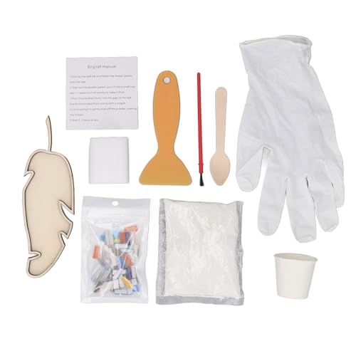 Kit de Decoração de Folhas de Mosaico DIY, Kit de Mosaico de Folhas, Projetos de Arte Coloridos, Bri