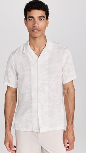 Theory Men's Irving Printed Linen Shirt2