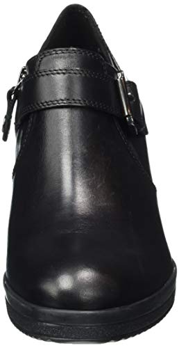 Geox D Remigia C, Scarpe con Tacco Donna, Nero
