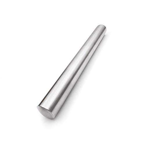 Homy Feel Stainless Steel Rolling PinMetal Pasta Rolling PinFrench Rolling PinFondant Rolling Pin1358 long