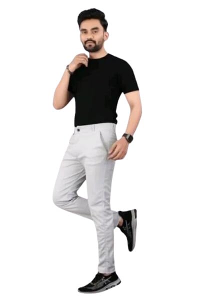 Shree Shyam Traders Trendy Men Solid Stretch Cargo Pant with Utility Pockets Style-picture-50