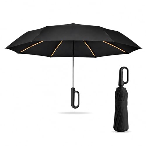 Image of Umbrella, UV Big Size Umbrella for Sun Protection Rain Windproof Strong Large 3 Fold For Men Women Kids Boys Girls Perfect & Stylish Windproof & Compact