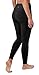90 Degree By Reflex High Waist Squat Proof Ankle Length Interlink Leggings - Black - Medium