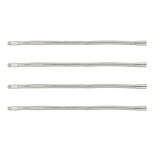 XTUJGJKV Manguera de lámpara LED de cuello de cisne de 4 piezas, accesorios flexibles para lámpara de escritorio, tubo de aluminio duradero con rotación de 360 ​​​​grados, tubo de metal