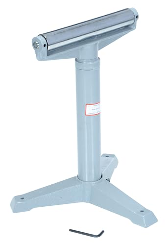 Vestil STAND-H Steel Horizontal Roller Stand 23 In. to 38-1/2 In. Raised Height 1,760 Lb. Capacity Gray