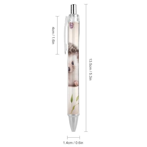 Stylos à bille rétractables encre noire douce pointe fine 0,5 mm - 2