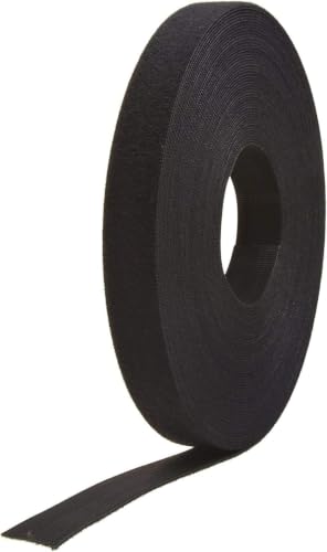 Image of VELCRO Brand Cut to Length Straps Heavy Duty | 45 Ft x 3 /4 in | ONE-WRAP Self-Gripping Double Sided Roll-| Bundling Ties Fasten to Themselves for Secure Hold,VEL-30834-AMS,Black,(Pack of 12)