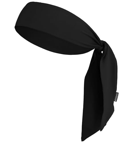 Image of OutdoorEssentials Tie Headband - Sweat-Wicking Running Headband - Hair Control Head Tie - Ninja Costume Accessories