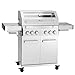 TAINO PLATINUM YAMARA 4+2 Gasgrill Edelstahl 4 Brenner Keramik Sear-Burner Keramik Backburner Piezo-Zündung Grillrost gusseisern