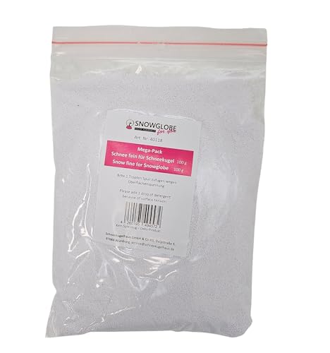 SNOWGLOBE for you - DO IT YOURSELF 100g feiner Schnee für Schneekugel...