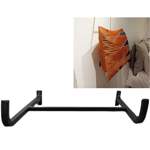 Estante de almacenamiento de cojines de metal negro en forma de U 2