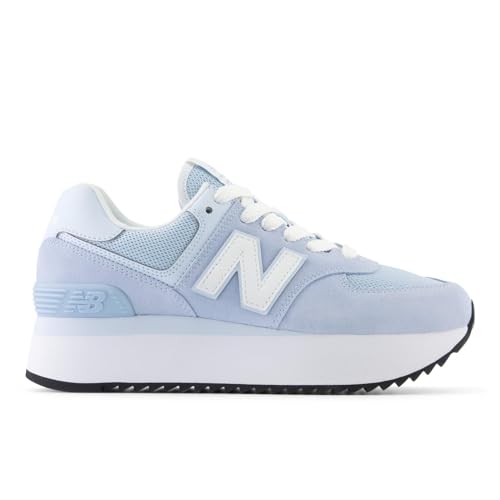 New Balance WL574+ Light Chrome Blue/Quarry Blue 7.5 B (M)