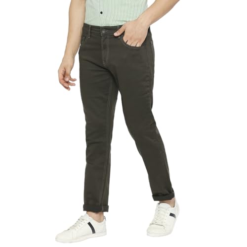 Image of Spykar Men's Ricardo Comfort Fit Mid-Rise Jeans
