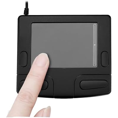 Adesso Smart Cat ، 4 Button Glidepoint USB Touchpad (GP-410UB) ، أسود