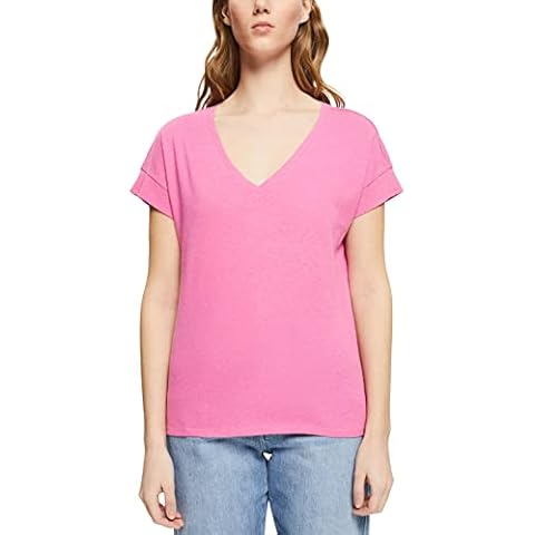 edc by Esprit Women's 032CC1K312 T-Shirt, 670/PINK, S Cover