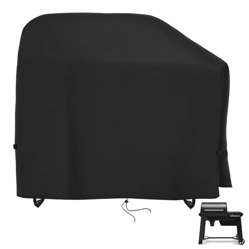 Grill Cover for Traeger Woodridge Pellet Grill TFB86MLH, Outdoor Griddle Cover for Traeger Pellet Smoker Grill, Waterproof BBQ Grill Cover for All Weather