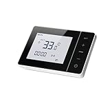 Thermostat programmable sans fil RF433, chauffage électrique réglable, domotique avec émetteur-récepteur RF