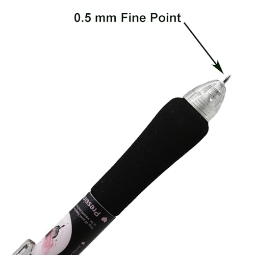Maydahui 12 PCS Bolígrafo Rollerball con Tinta Negra miniatura 4
