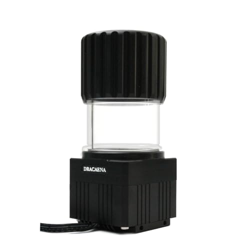 Image of Dracaena.io High Flow 780L /H PC Water Pump Reservoir Combo, 12V 18W Brushless Microprocessor Pump, 5-6m Head, G1 /4 inch Thread, Acrylic+POM Tank 100ml, 4-Pin Connector, Black