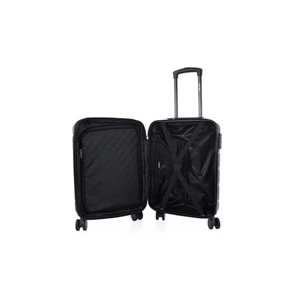DKNY-Side-Tracked-Hardside-Luggage-On-Wheels-For-Unisex-Ultra-Lightweight-Abs-On-With-Spinner-Wheels-4-Double-Wheel-545-L-X-23-W-X-37-H-Navy DKNY Side Tracked Hardside Luggage On Wheels For Unisex | Ultra Lightweight Abs On With Spinner Wheels 4 Double Wheel 54.5 L X 23 W X 37 H Navy