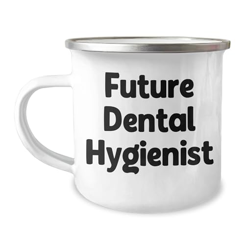 Funny Dental Hygienist Camping Mug Quote: 'Love What I Do', Unique Valentine's Unique Gift for Women, Men and Friends