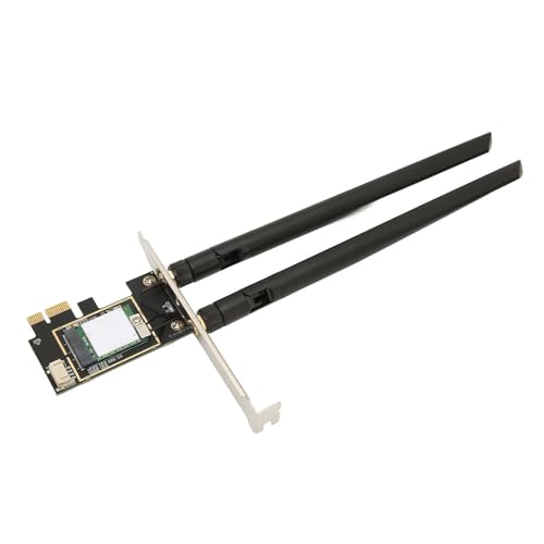 EIMSOAH Adaptador de Tarjeta WiFi Bluetooth4.2 para Computadora de Escritorio Interfaz NGFF M2 Plug and Play (Escritorio 7265AC sin Cubierta)