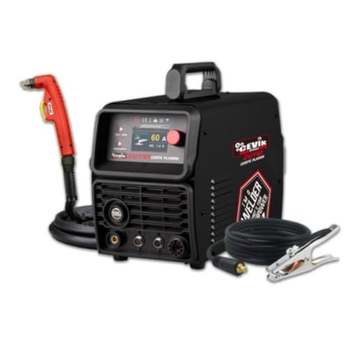 ⚡ Design portatile e costruzione professionale – Compatta e leggera, la taglierina plasma CUT61 funziona a 230 V, 50/60 Hz, con grado di protezione IP21. Ideale per saldatori, fabbri o hobbisti che richiedono affidabilità.