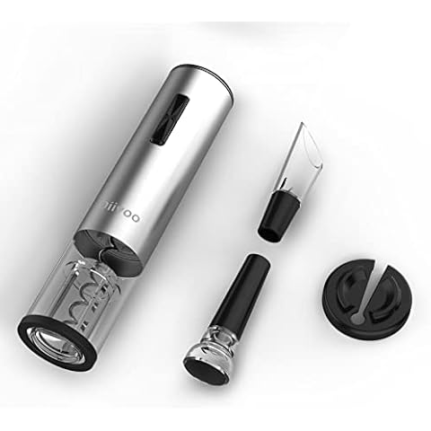 Korkenzieher, DIIVOO Elektrisch Korkenziehe Wein, Korkenzieher Elektrisch Edelstahl 25W Cover