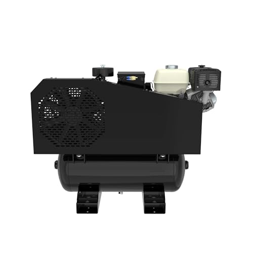 Campbell Hausfeld 30 Gal. 175 PSI Honda GX390 Gas Engine Truck Mount Compressor and 5000-Watt Generator and 200A Welder, 3-in-1 Air Compressor/Generator/Welder Combo Unit (GR3200) Black - Image 5