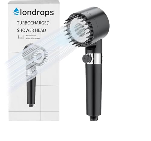 Regadera filtrada de alta presión Iondrops, tipo mano para hombres, mujeres, niños y mascotas
