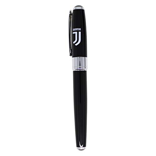 Roller-Stift aus Messing, schwarz, Geschenkbox Juventus, offizielles Produkt