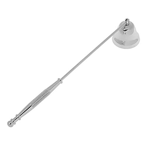 GIVBRO spegnitoio Strumento per accensione spegnimento per Candele, Come Strumento per la casa, Decorazione in Acciaio Inox Argento
