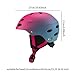 FytStycale Ski Helmet Skiing Accessories Better Cushioning Comfortable Sports Helmet Skateboard Helmet for Outdoor Sports Snowboard Men, Purple
