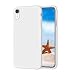Produktbild Misstars Silikon Hülle für iPhone XR, Ultra Dünn Matt Weich TPU Handyhülle im Candy Design Stoßfest Anti-Kratz Schutzhülle für Apple iPhone XR (6,1"), Weiß