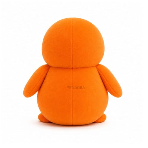 Image of Shy Penguin Soft Toy for Girls Boys Kids,Orange,Penguin Animal Plush Stuffed Baby Teddy Gift Birthday, 18cm