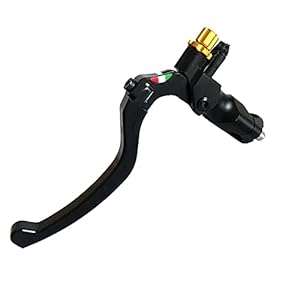 Koppelingshendel voor universele voor motorfiets met inklapbare hendel (zwart)