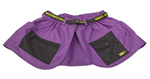 Dingo Trainingsgürtel, Sport, Agility, Apportieren, Gehorsam, Leinenführung, Nasenarbeit, Verhaltenstraining, Trainer Gürtel mit vielen Taschen Violett Große XL 16465-2