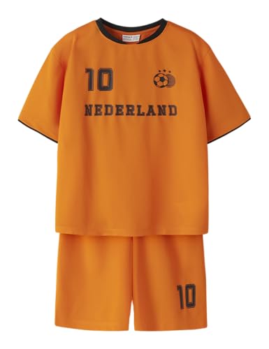 Short et t-shirt Name IT orange 146-152 mixte pour les après-midi de jeux