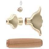 ibasenice Poignée de Sabre en Cuivre 17 CM avec Garde Accessoire de Remplacement pour Poi...