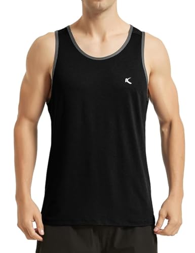 Men's Quick Dry Tank Top Summer Cooling Athletic Beach Sleeveless Shirt