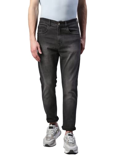 Image of Hubberholme Men's Stretchable Slim Fit Jeans - Casual Cotton Jeans for Men