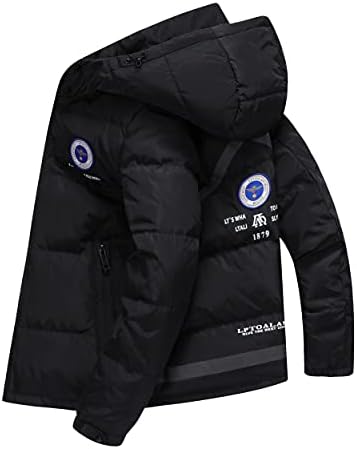 （11:30時点） [FSD.WG] ダウンジャケット メンズ カジュアル コート ライトダウンジャケット 人気 アウター 無地 通勤 保温ジャケット 春秋冬 分厚い 防寒 防風 暖かい 通学【サイズ : 3XL】