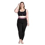 LIPOELASTIC Active Leggings- Medical Compression Leggings, Workout Leggings for Women, Lipedema Compression Leggings for Women (UK, Alpha, L, Regular, Regular, Black, Multicolour Waistband)